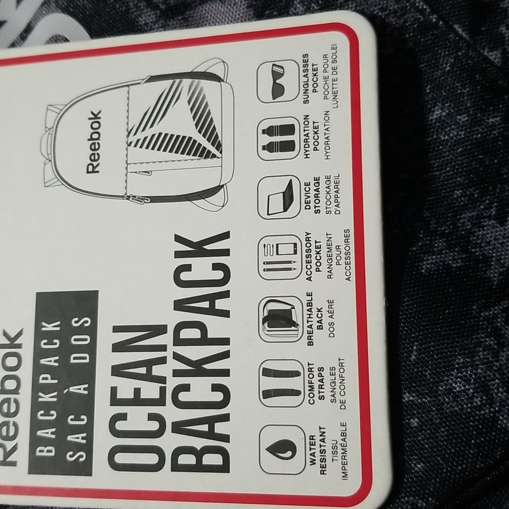 NEW! Reebok backpack NWT - Picture 8 of 11